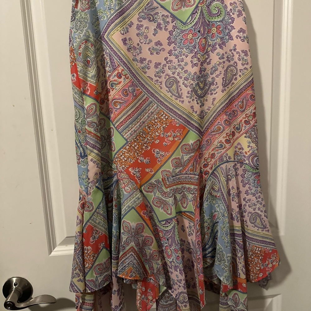 American Living Asymmetrical Patchwork Skirt - Mu… - image 2